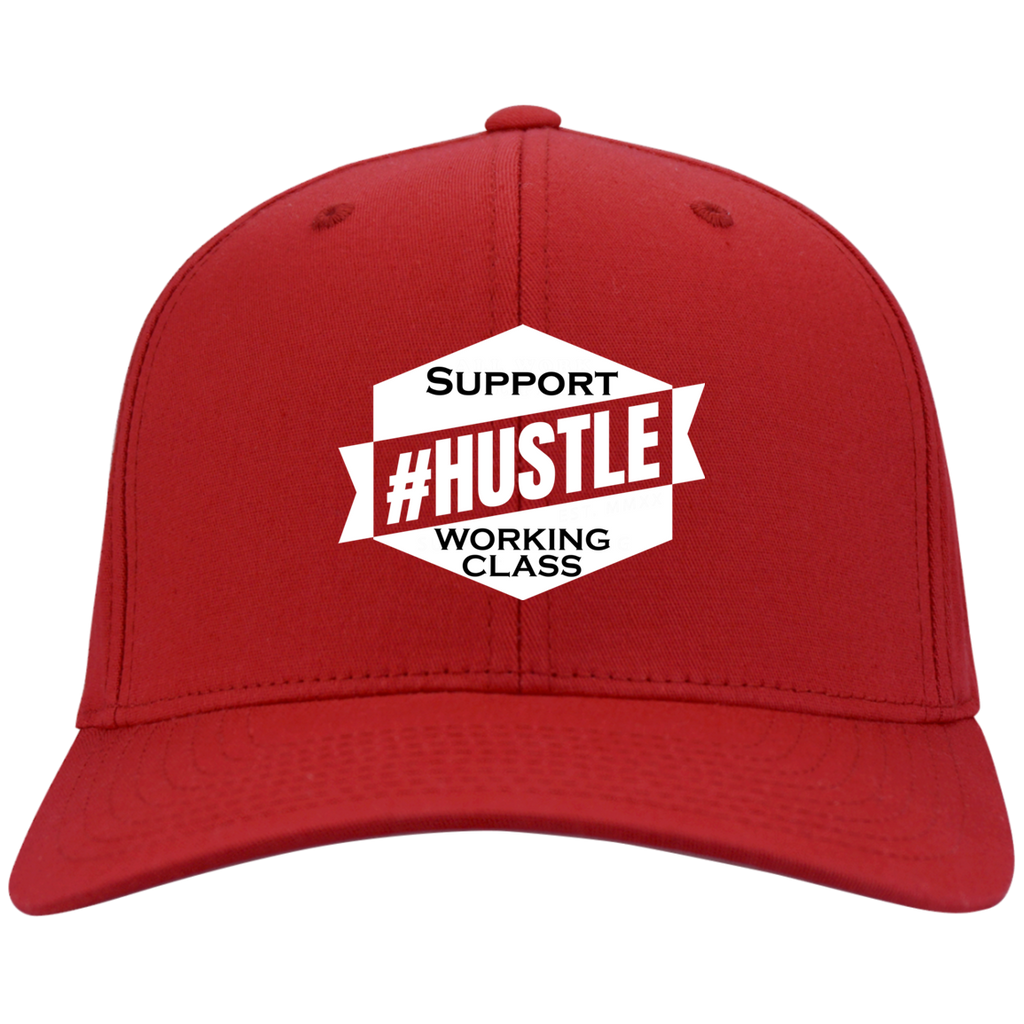 Hustle Flex Fit Twill Closed-Back Hat – supportworkingclass